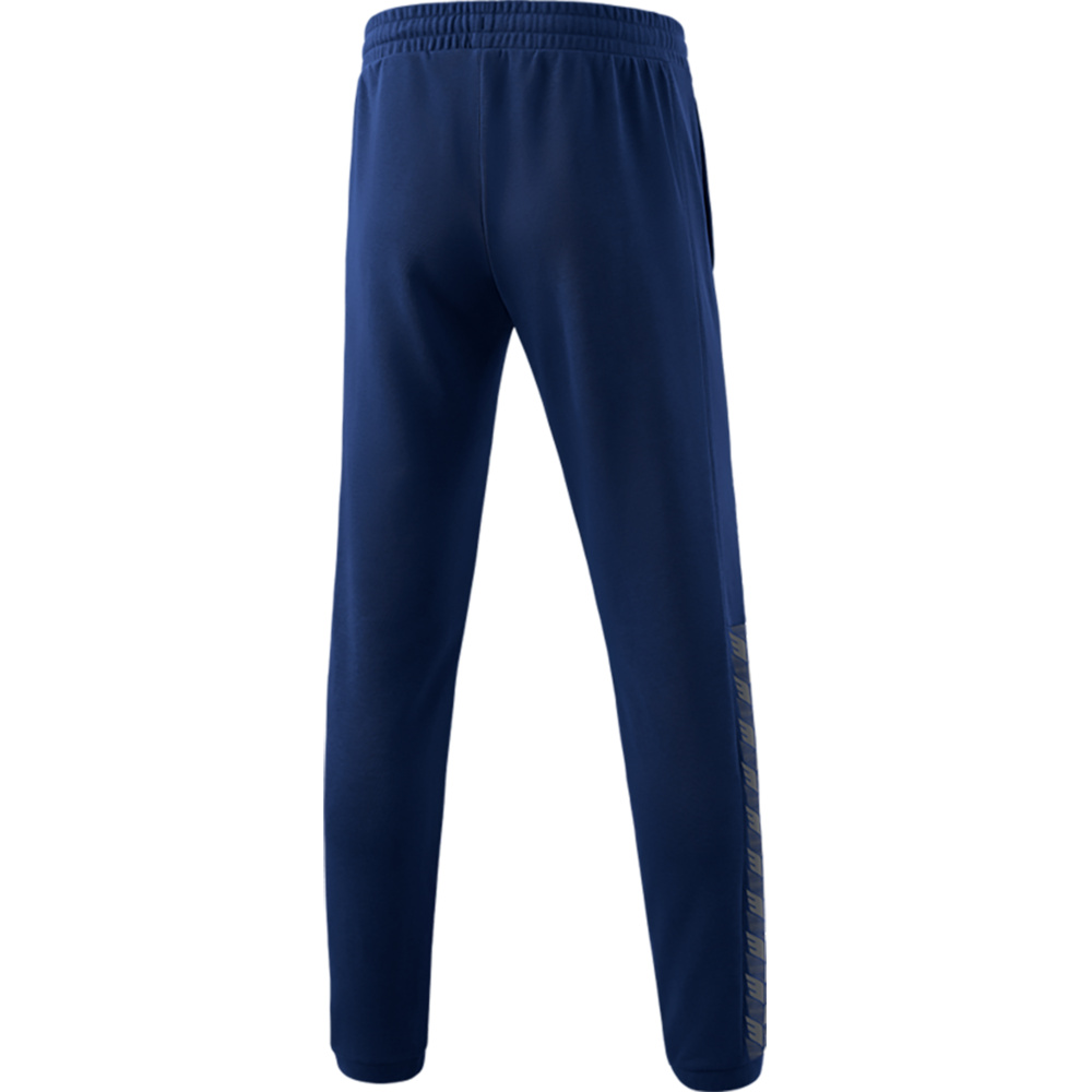 ERIMA ESSENTIAL TEAM SWEATPANTS, NEW NAVY-SLATE GREY KIDS. 