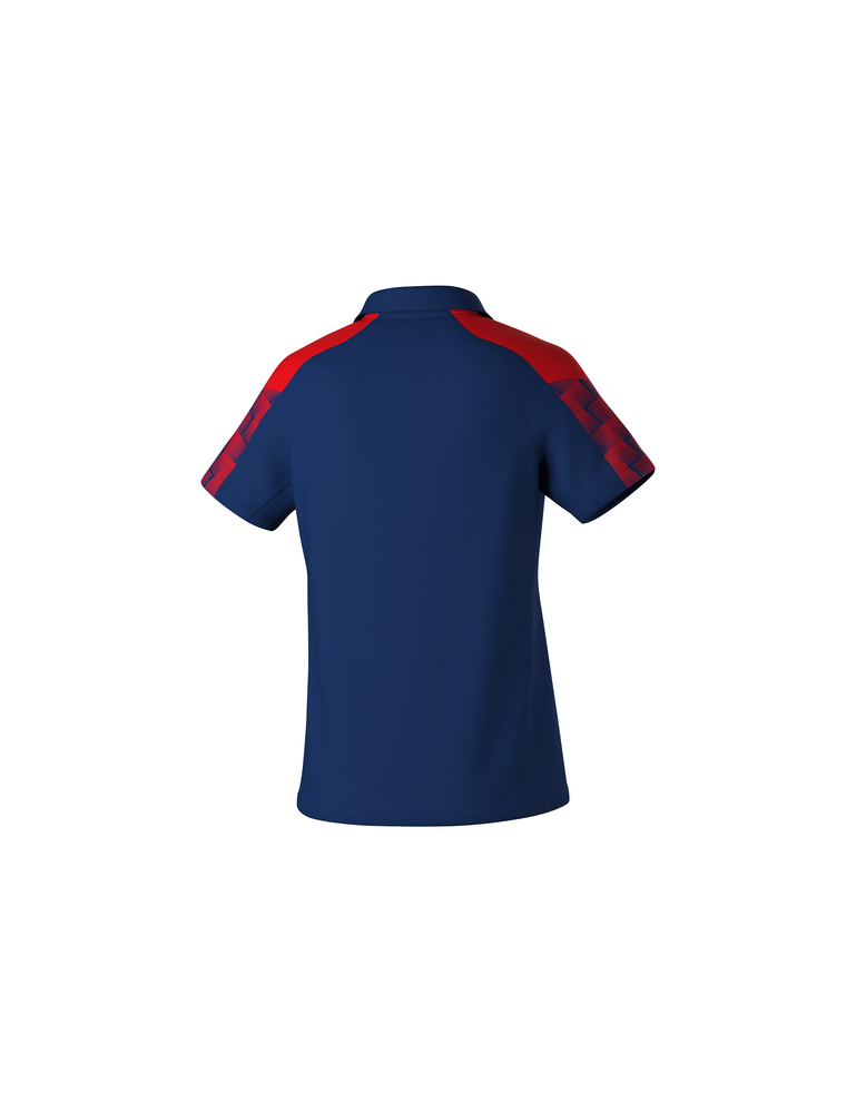 ERIMA EVO STAR POLO-SHIRT, NAVY-RED-WOMAN 
