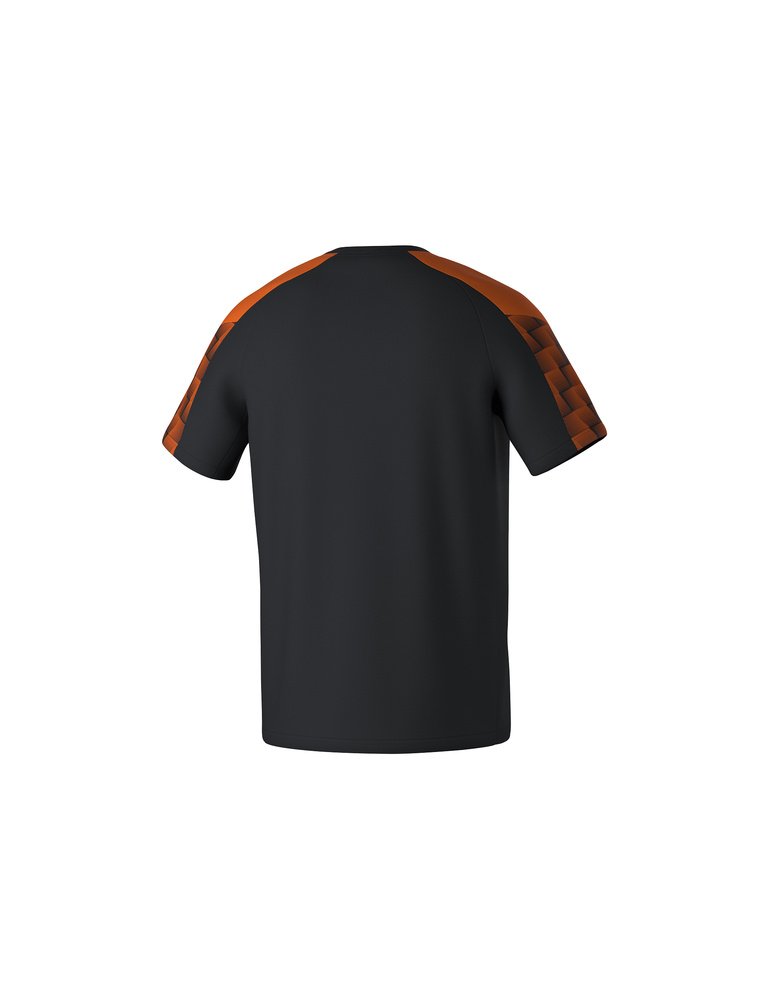 ERIMA EVO STAR T-SHIRT, BLACK-ORANGE-MEN 