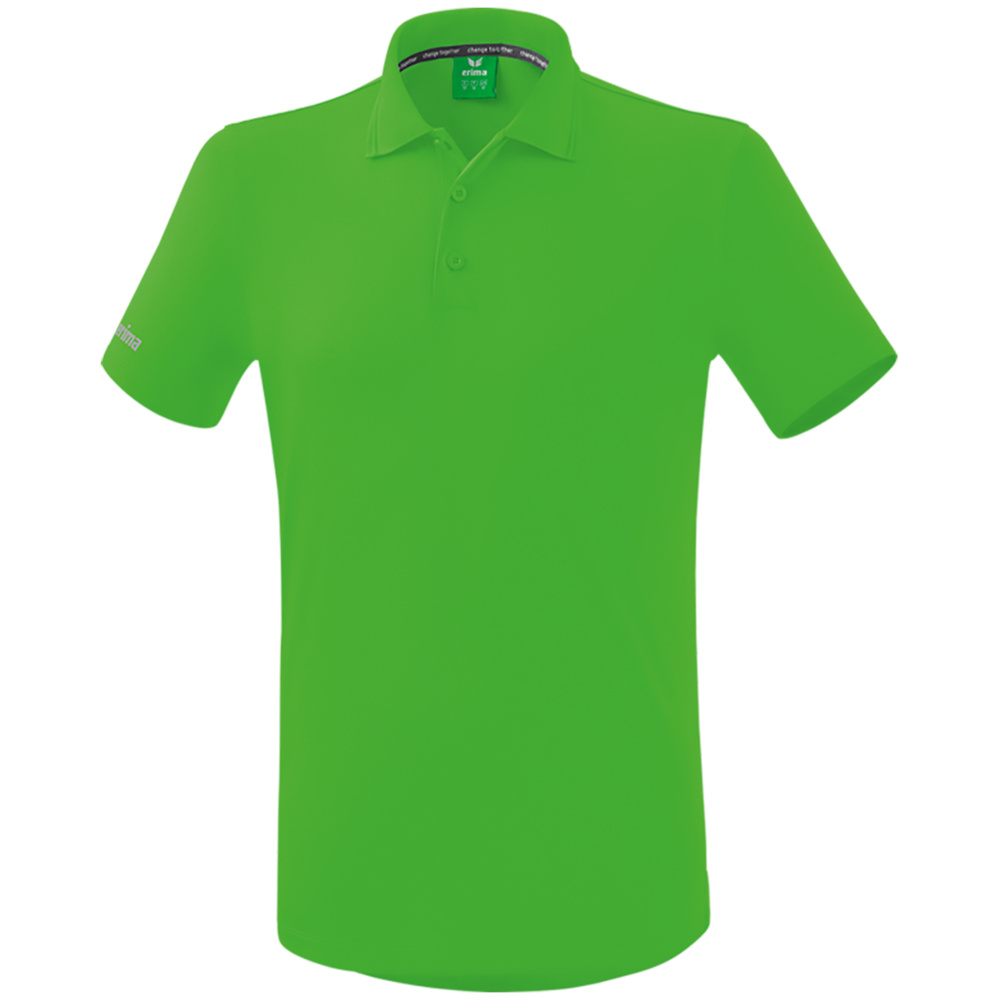 ERIMA FUNCTIONAL POLO-SHIRT, GREEN KIDS. 