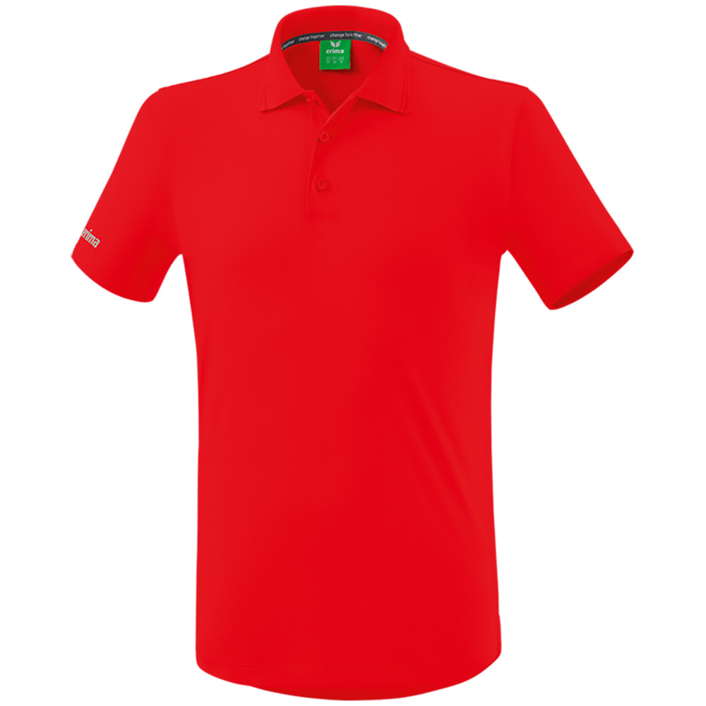 ERIMA FUNCTIONAL POLO-SHIRT, RED MEN. 