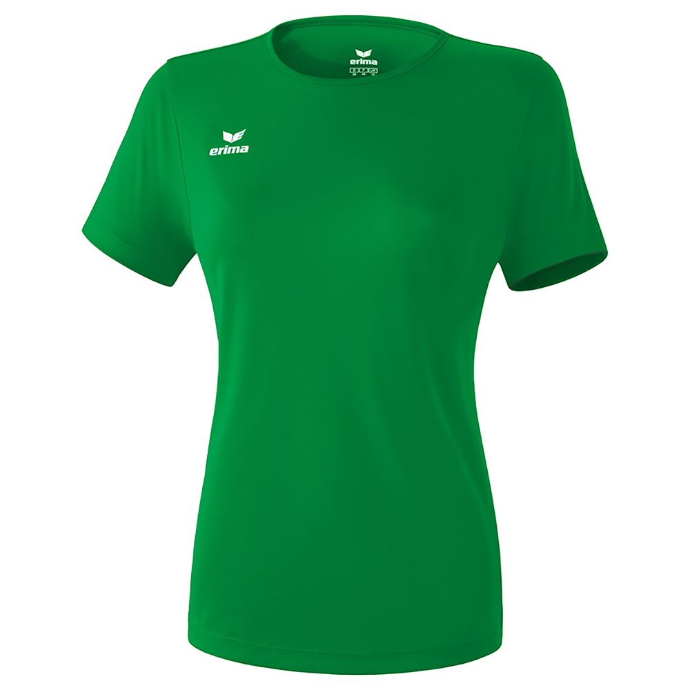 ERIMA FUNCTIONAL TEAMSPORTS T-SHIRT, EMERALD WOMEN. 