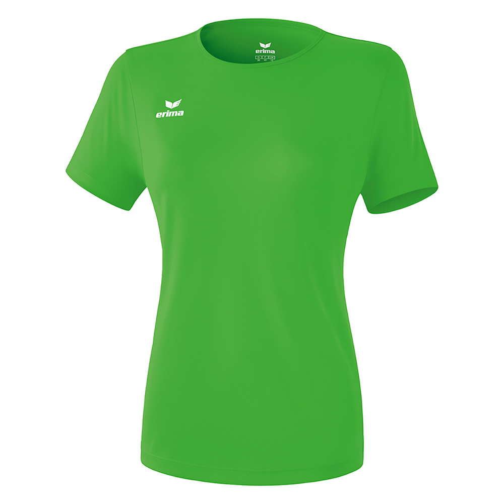 ERIMA FUNCTIONAL TEAMSPORTS T-SHIRT, GREEN WOMEN. 