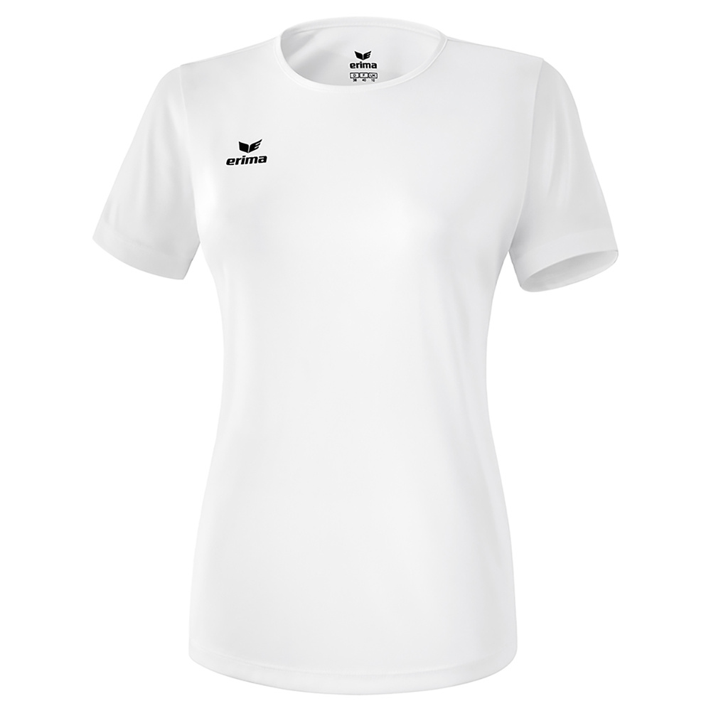 ERIMA FUNCTIONAL TEAMSPORTS T-SHIRT, WHITE WOMEN. 