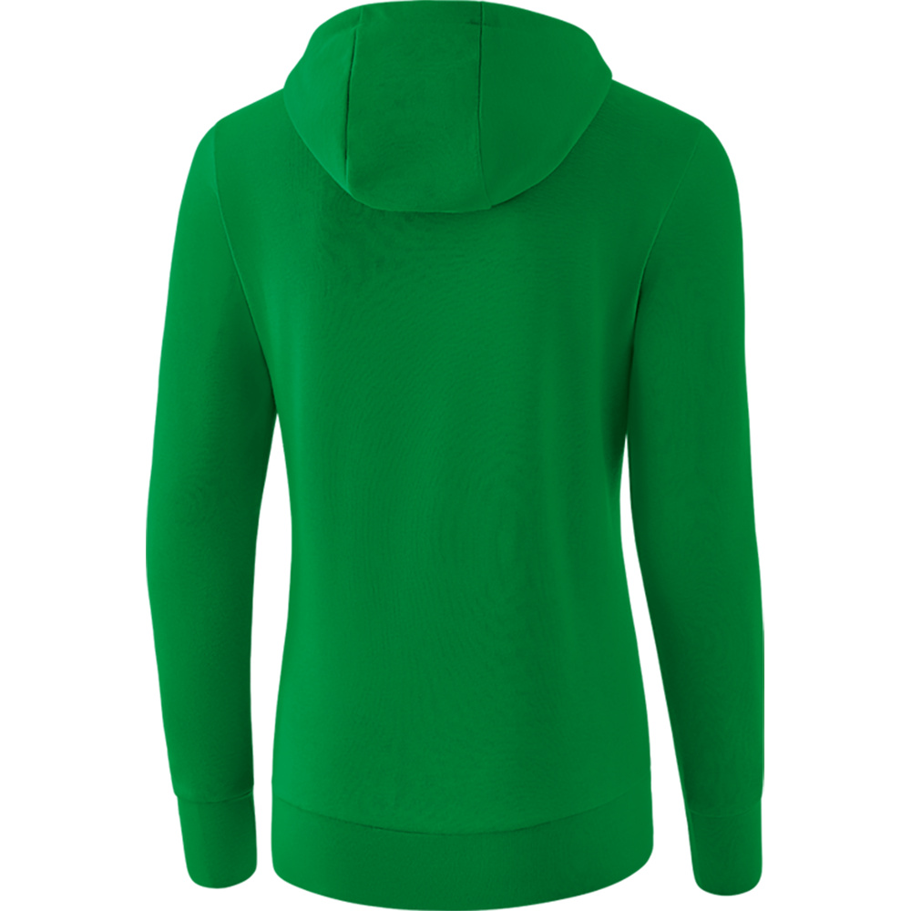 ERIMA HOODED SWEAT JACKET, EMERALD WOMEN. 