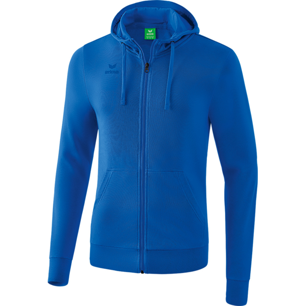 ERIMA HOODED SWEAT JACKET, NEW ROYAL KIDS. 