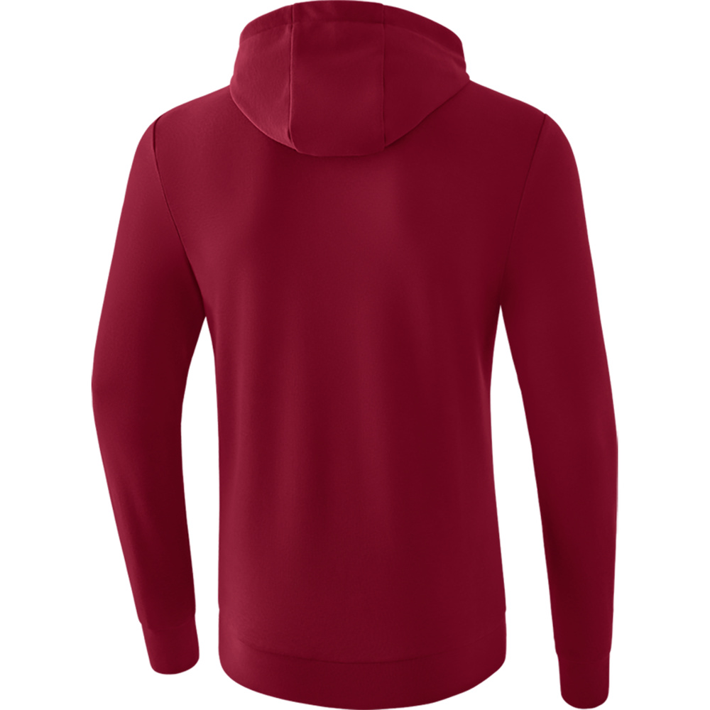 ERIMA HOODED SWEATSHIRT, BORDEAUX KIDS. 