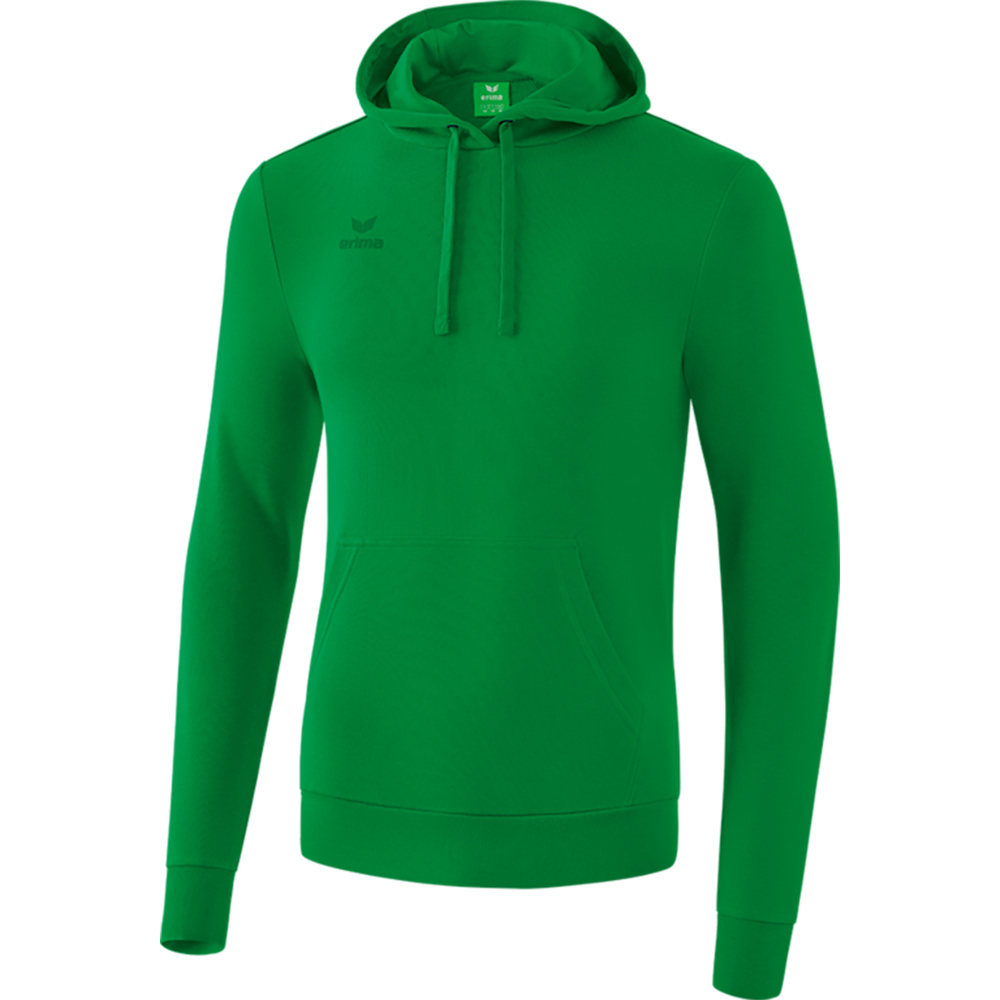 ERIMA HOODED SWEATSHIRT, EMERALD KIDS. 