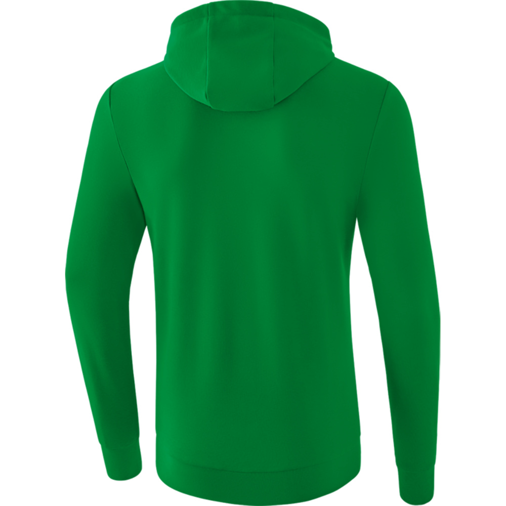 ERIMA HOODED SWEATSHIRT, EMERALD KIDS. 