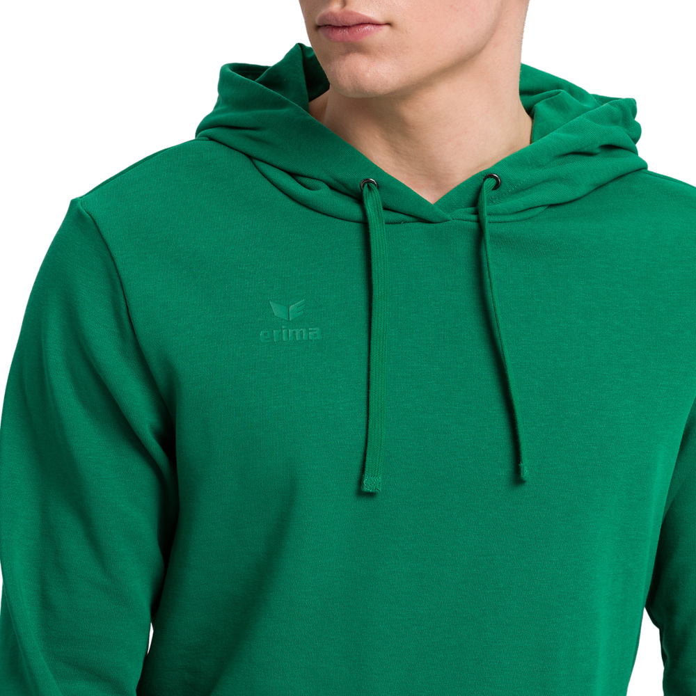 ERIMA HOODED SWEATSHIRT, EMERALD KIDS. 