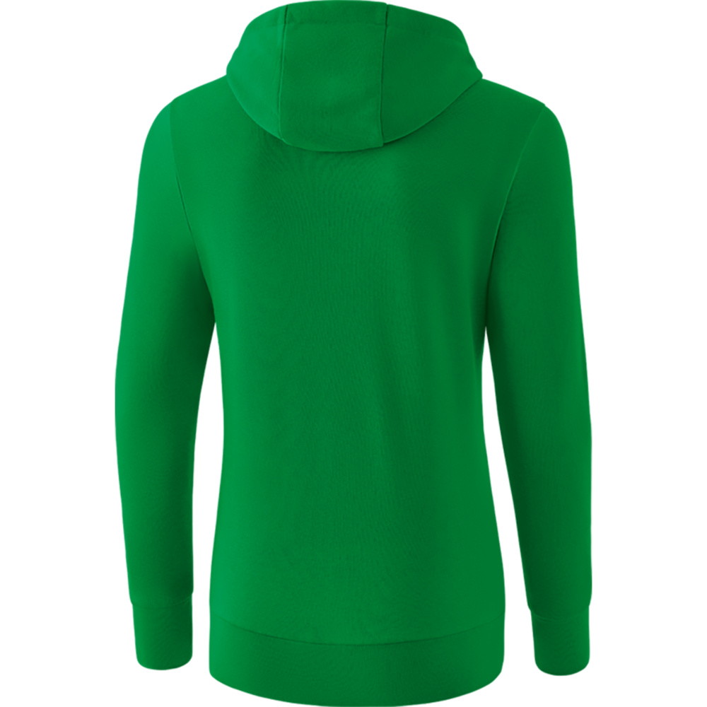 ERIMA HOODED SWEATSHIRT, EMERALD WOMEN. 