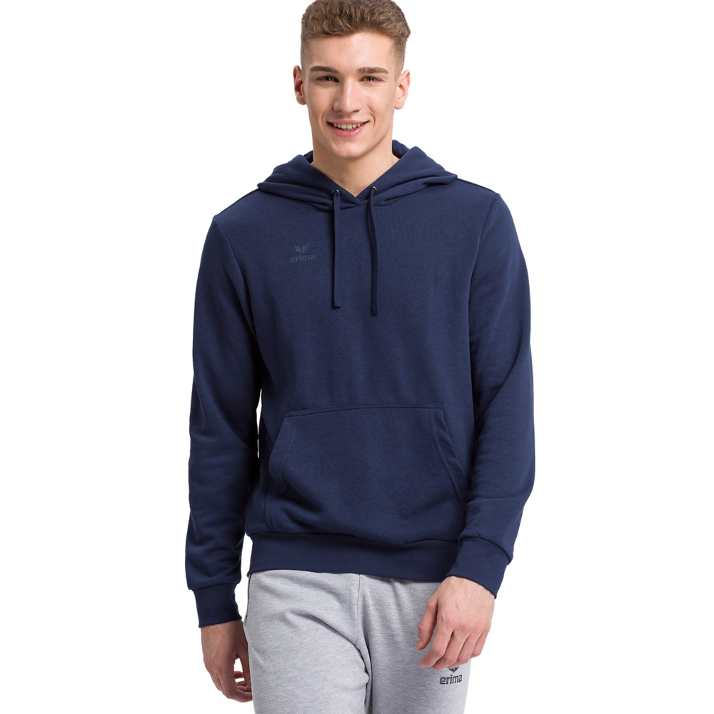 ERIMA HOODED SWEATSHIRT, NEW NAVY MEN. 