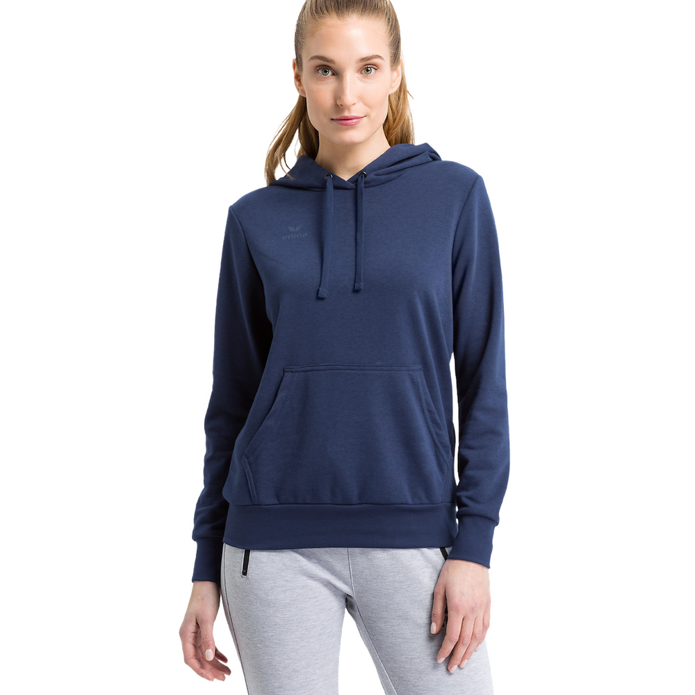 ERIMA HOODED SWEATSHIRT, NEW NAVY WOMEN. 