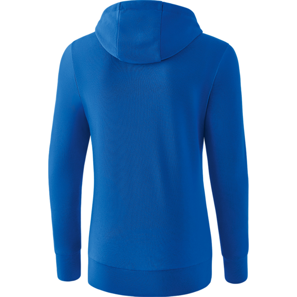 ERIMA HOODED SWEATSHIRT, NEW ROYAL WOMEN. 