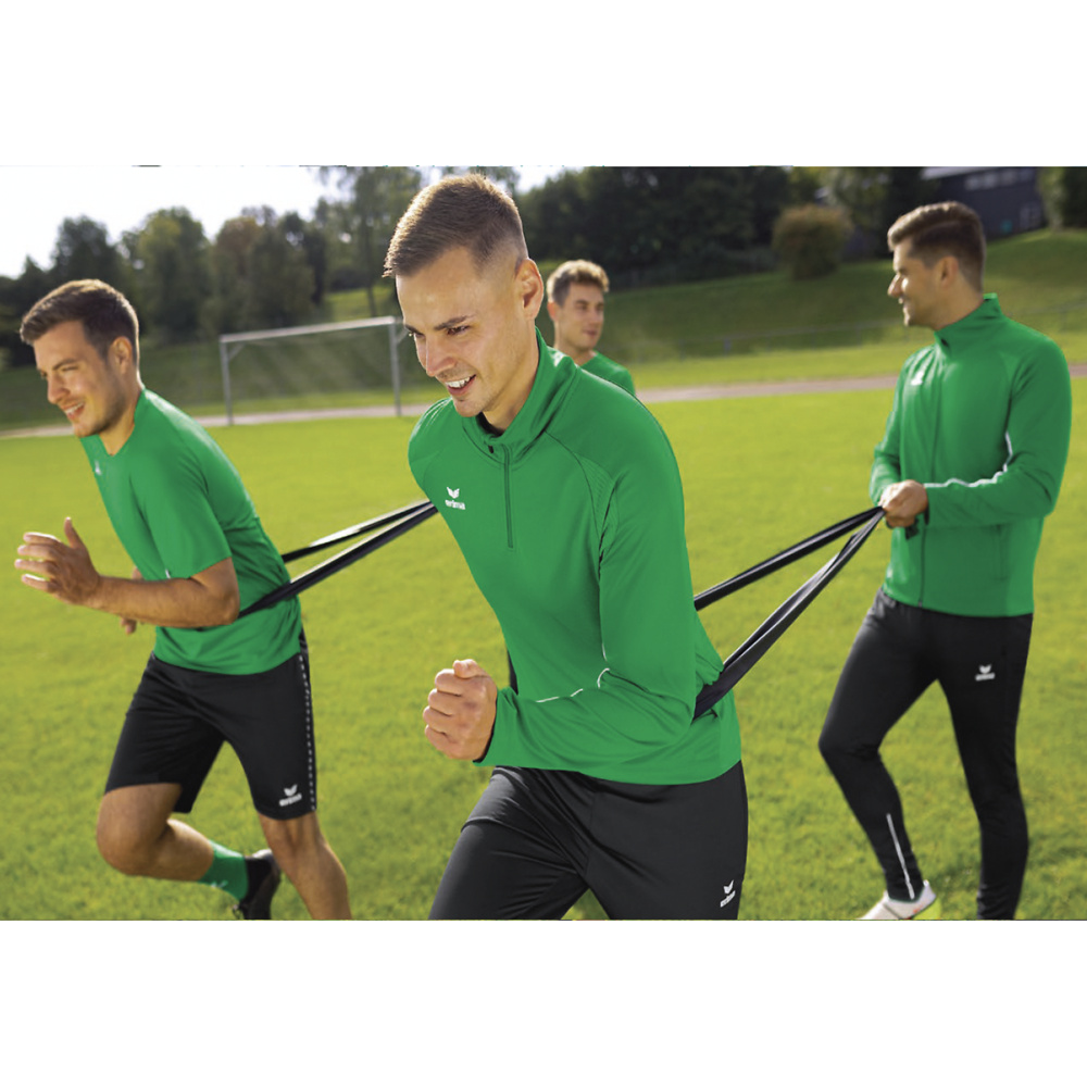 ERIMA LIGA STAR TRAINING T-SHIRT, EMERALD-WHITE UNISEX. 