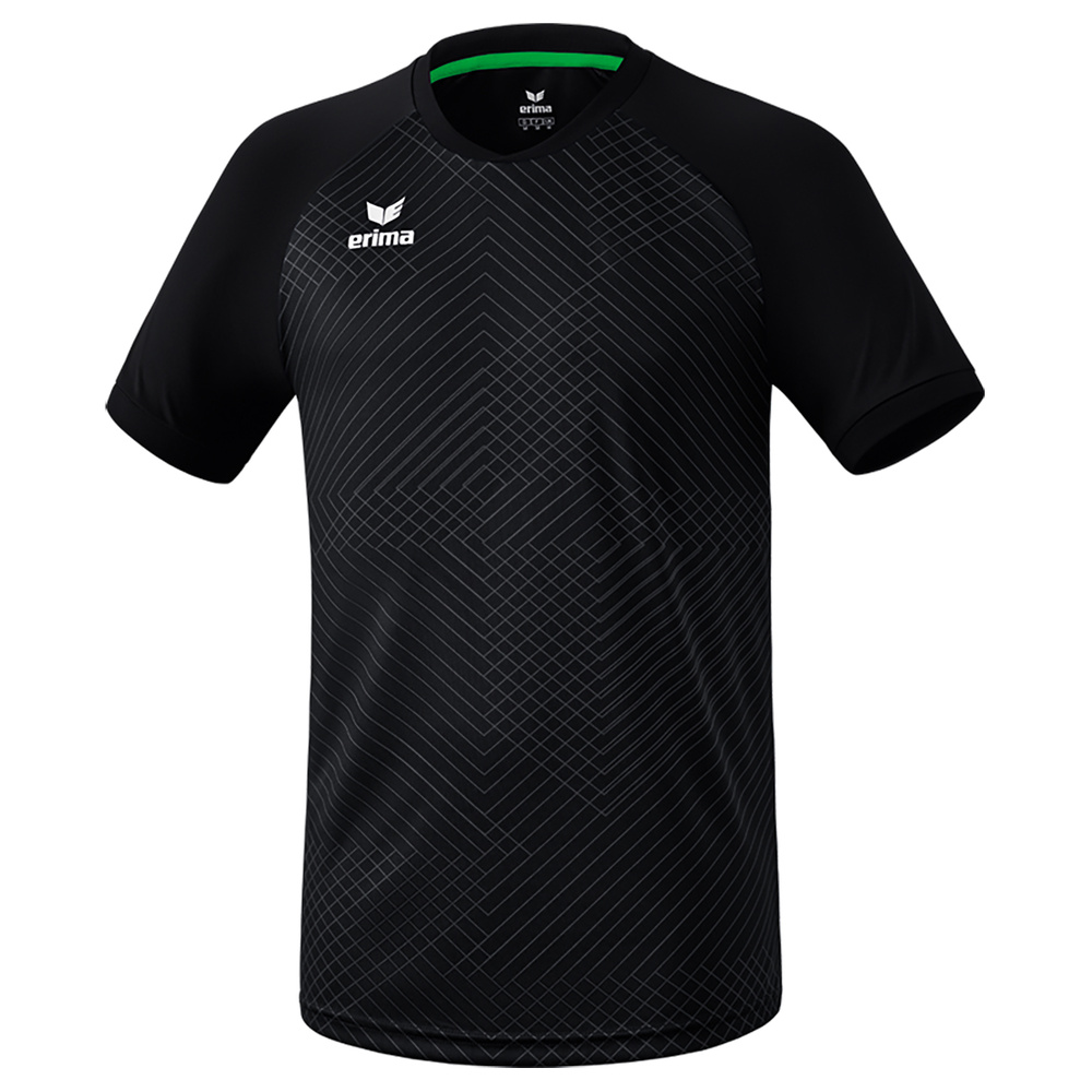 ERIMA MADRID 2.0 JERSEY SHORT SLEEVE, BLACK KIDS. 