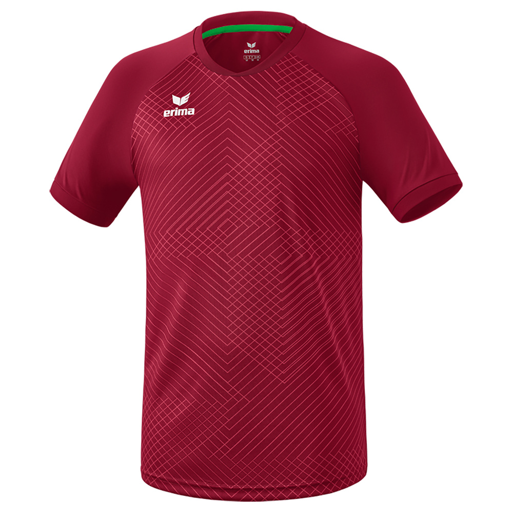 ERIMA MADRID 2.0 JERSEY SHORT SLEEVE, BORDEAUX KIDS. 