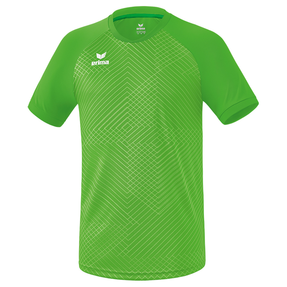 ERIMA MADRID 2.0 JERSEY SHORT SLEEVE, GREEN KIDS. 