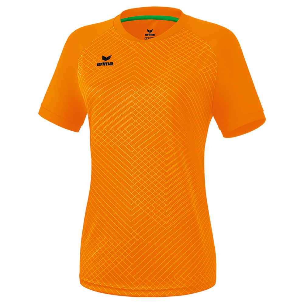 ERIMA MADRID 2.0 JERSEY SHORT SLEEVE, NEW ORANGE WOMAN. 