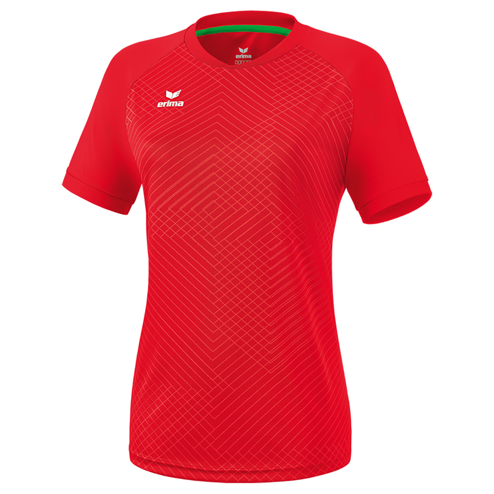 ERIMA MADRID 2.0 JERSEY SHORT SLEEVE, RED WOMAN. 