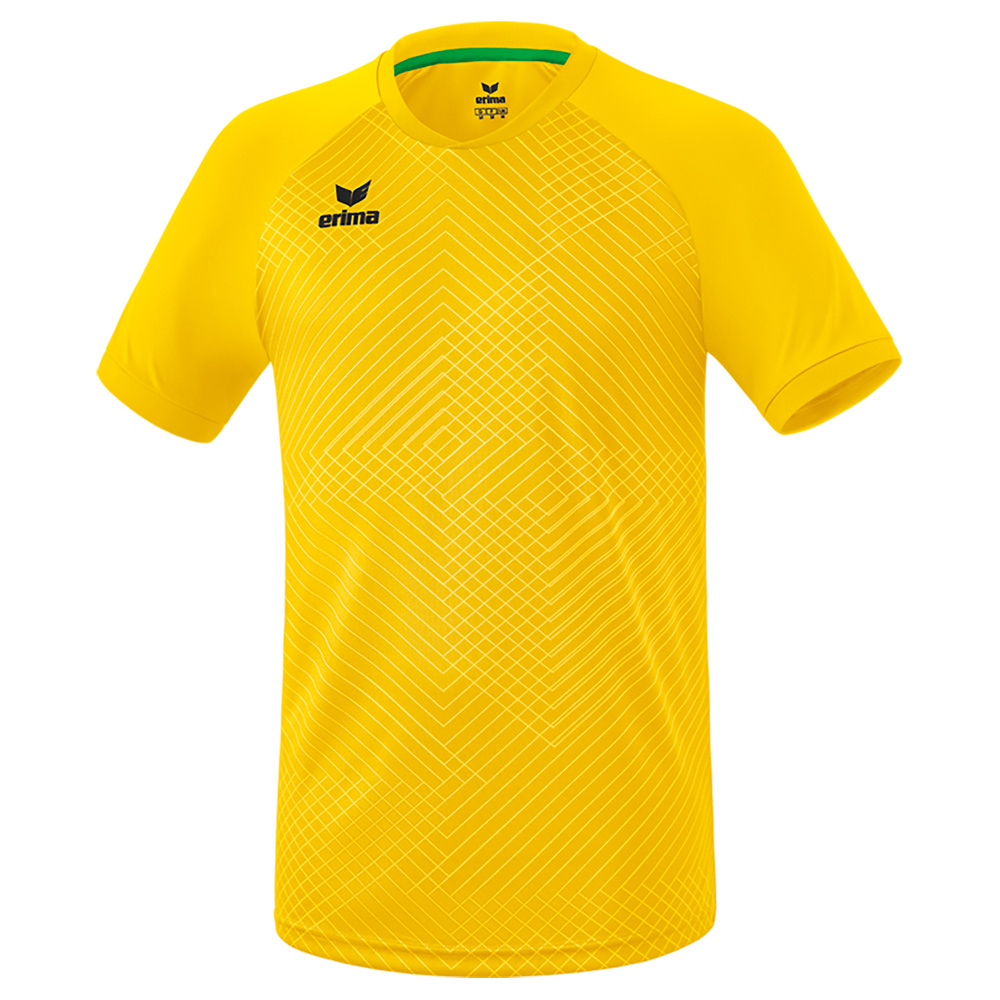 ERIMA MADRID 2.0 JERSEY SHORT SLEEVE, YELLOW KIDS. 