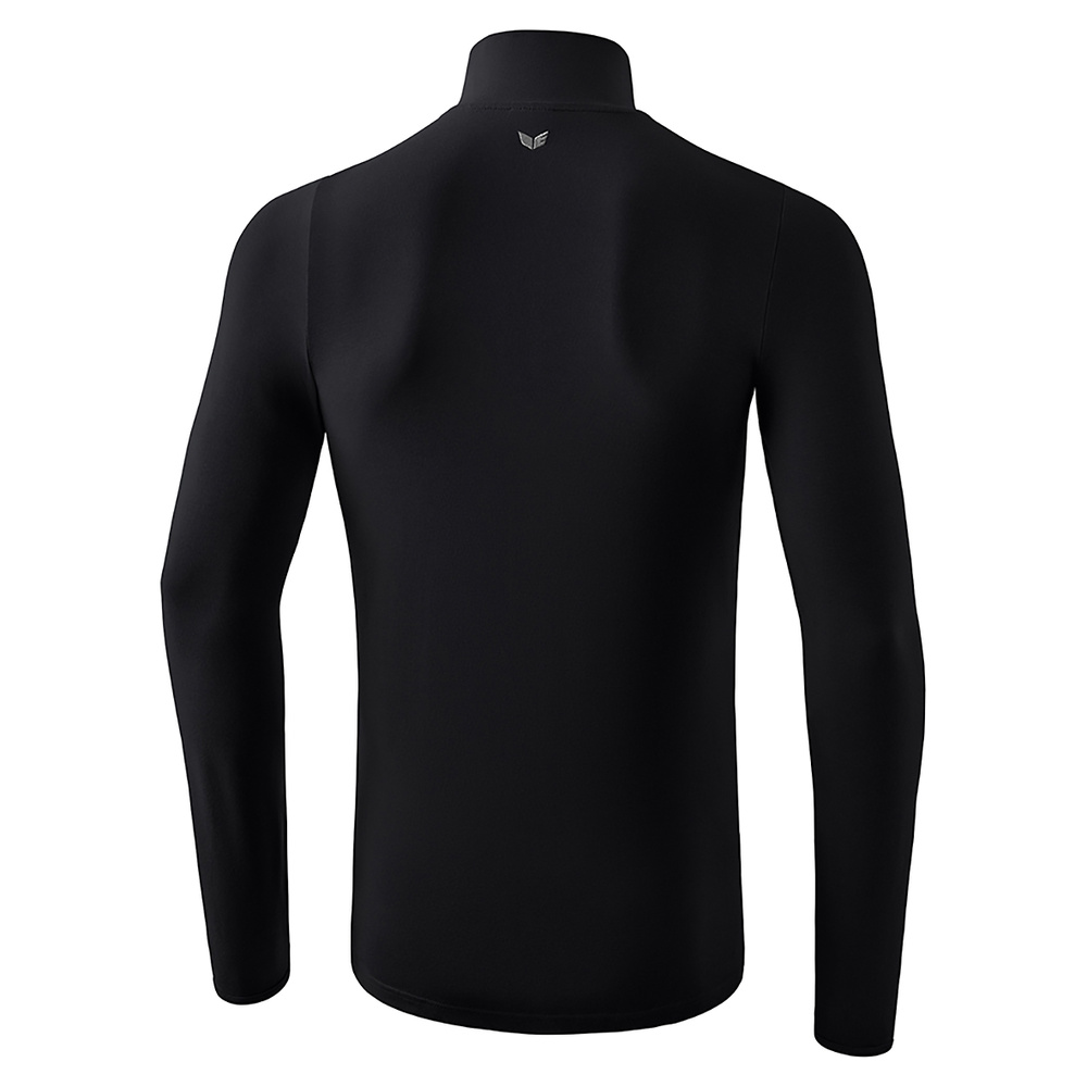 ERIMA NECK JUMPER LONG SLEEVE POLO, BLACK MEN. 