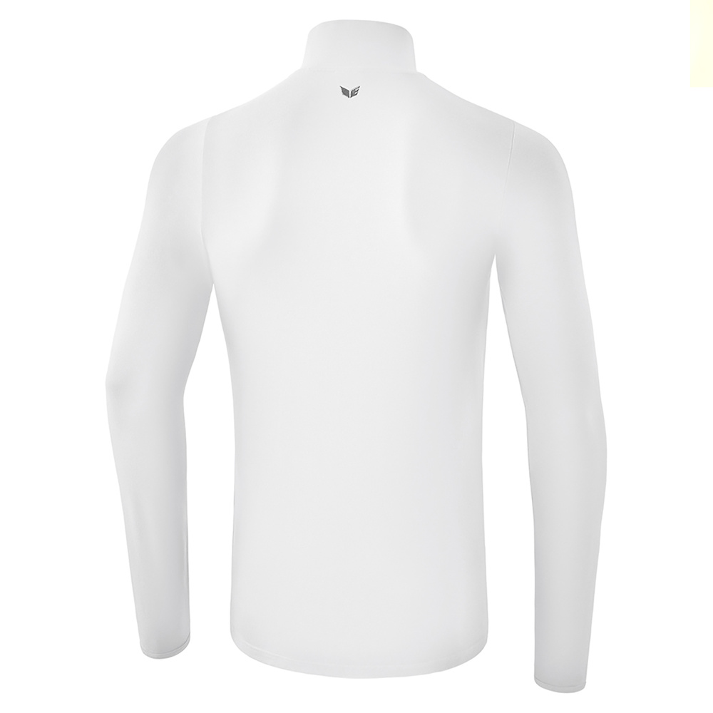 ERIMA NECK JUMPER LONG SLEEVE POLO, WHITE MEN. 