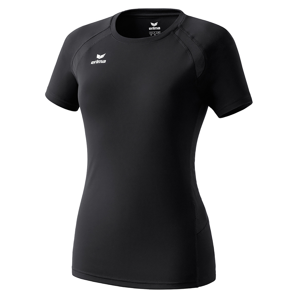 ERIMA PERFORMANCE T-SHIRT, BLACK WOMAN. 