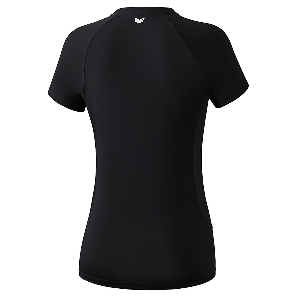 ERIMA PERFORMANCE T-SHIRT, BLACK WOMAN. 