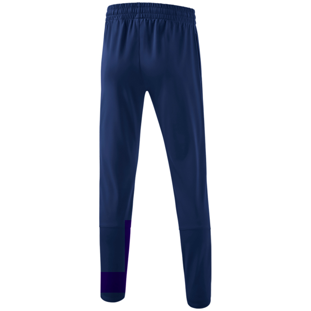 ERIMA PERFORMANCE TRAINING PANTS, NEW NAVY-WHITE KIDS. 