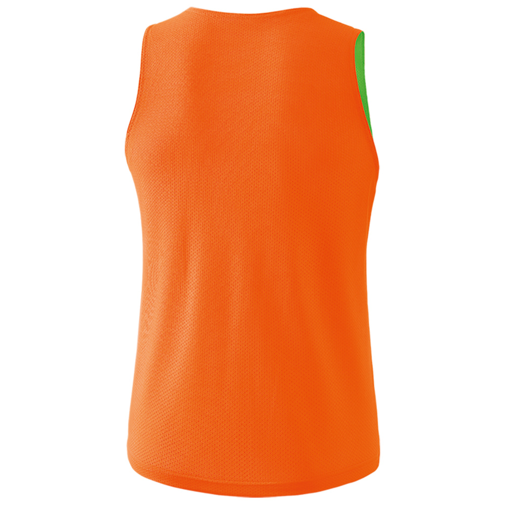 ERIMA PETO REVERSIBLE DE ENTRENAMIENTO, NARANJA-VERDE. 