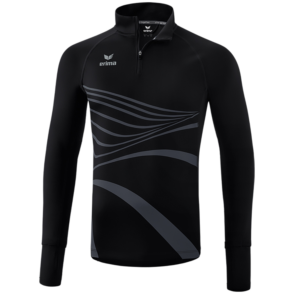 ERIMA RACING LONGSLEEVE, BLACK KIDS. 