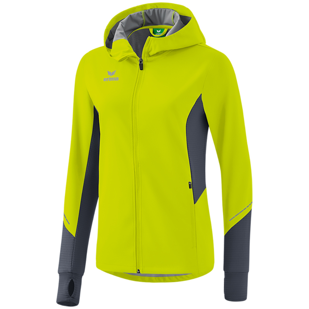 ERIMA RACING RUNNING JACKET, PRIMROSE WOMEN. 