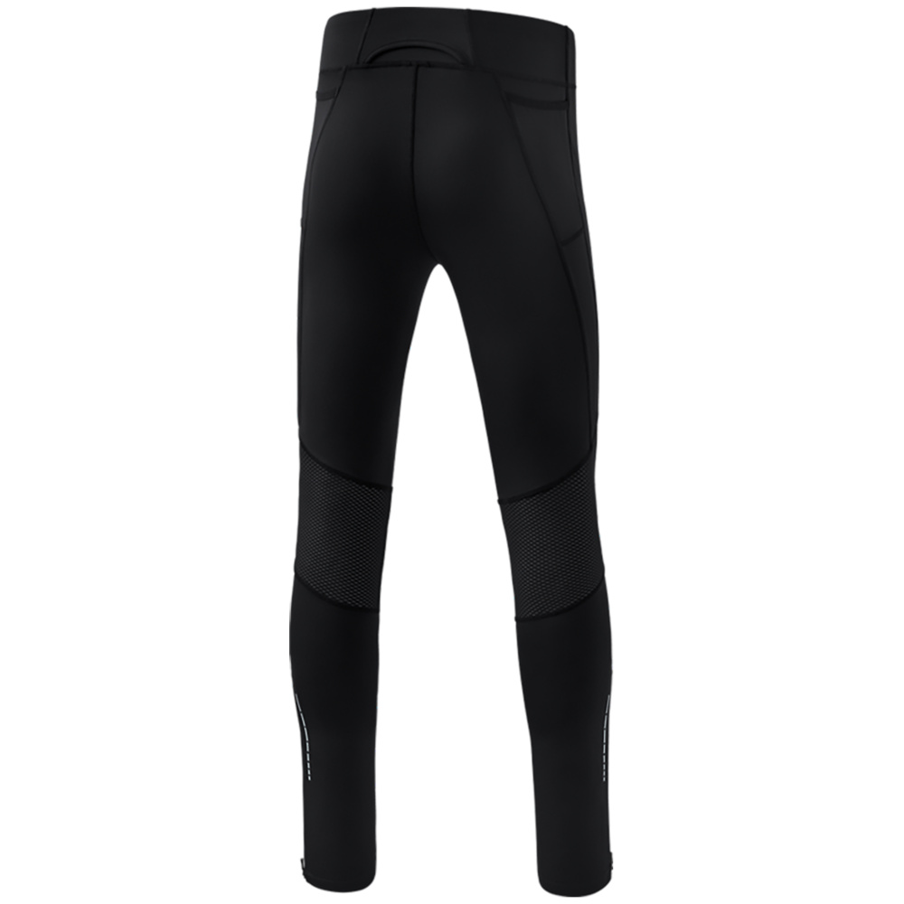 ERIMA RACING RUNNING LONG TIGHTS, BLACK KIDS. 