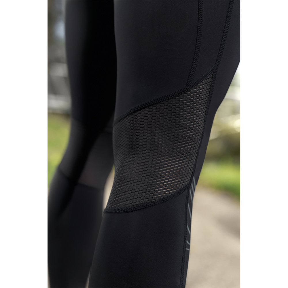 ERIMA RACING RUNNING LONG TIGHTS, BLACK WOMEN. 