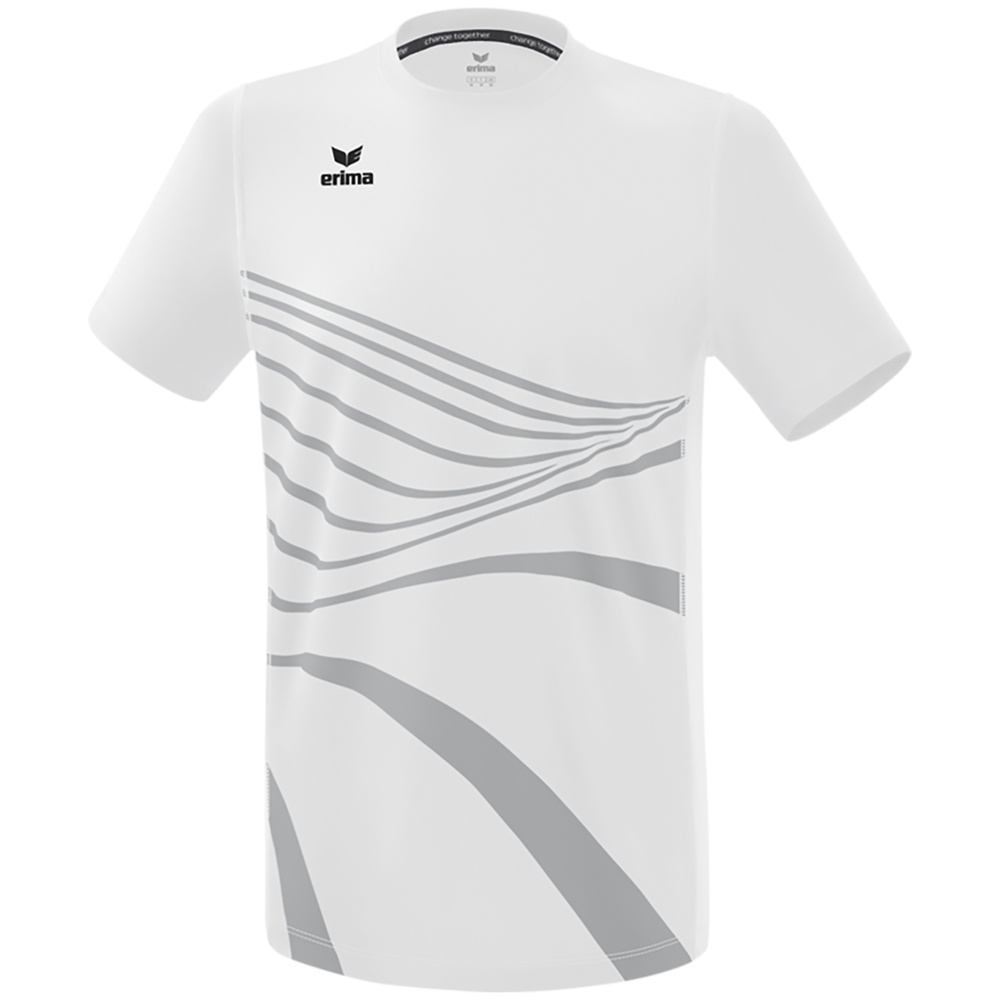 ERIMA RACING T-SHIRT, NEW WHITE KIDS. 