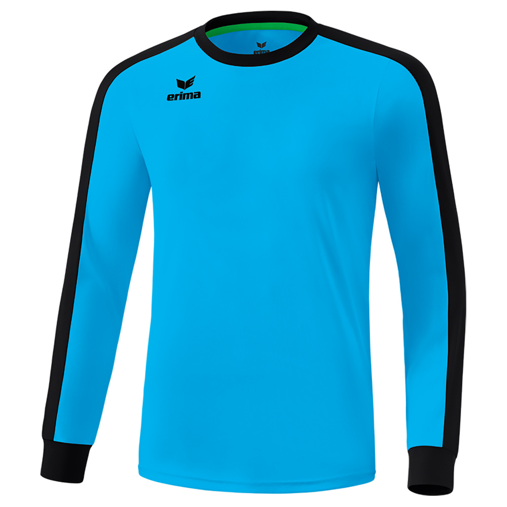 ERIMA RETRO STAR JERSEY LONG SLEEVE CURACAO-BLACK, KIDS. 