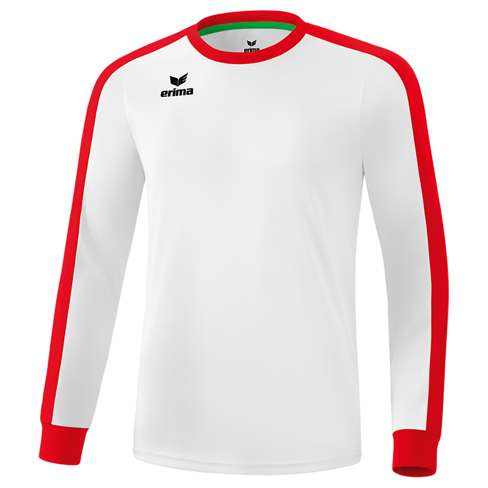 ERIMA RETRO STAR JERSEY LONG SLEEVE WHITE-RED, KIDS. 