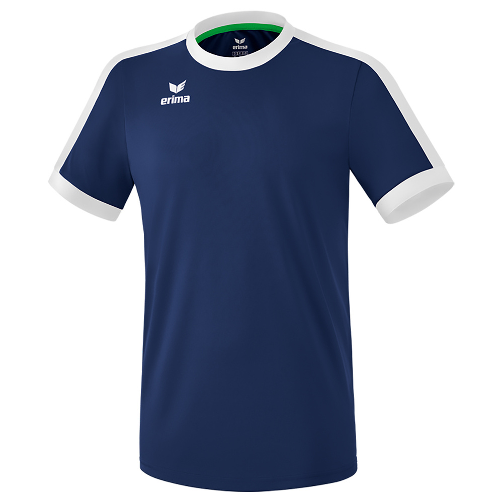 ERIMA RETRO STAR JERSEY SHORT SLEEVE NEW NAVY-WHITE, KIDS. 