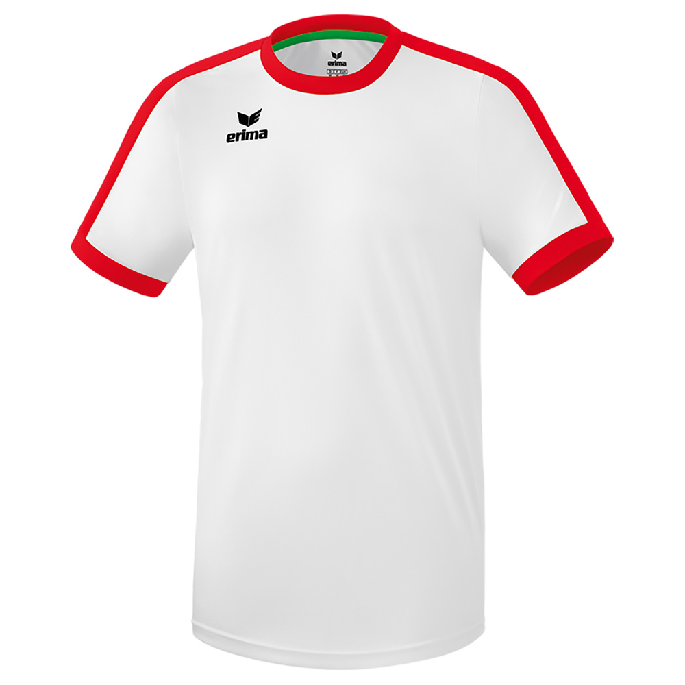 ERIMA RETRO STAR JERSEY SHORT SLEEVE WHITE-RED, KIDS. 