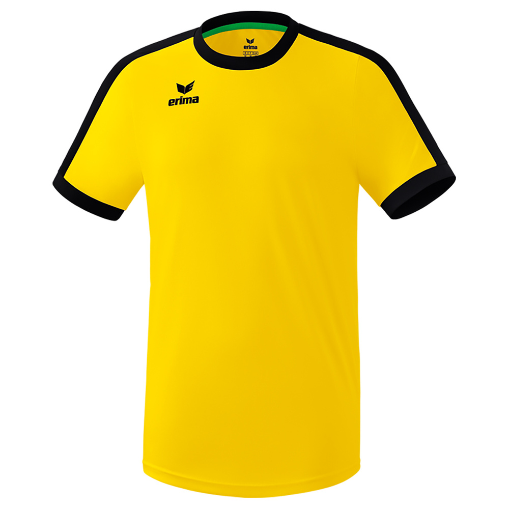 ERIMA RETRO STAR JERSEY SHORT SLEEVE YELLOW-BLACK, UNISEX. 