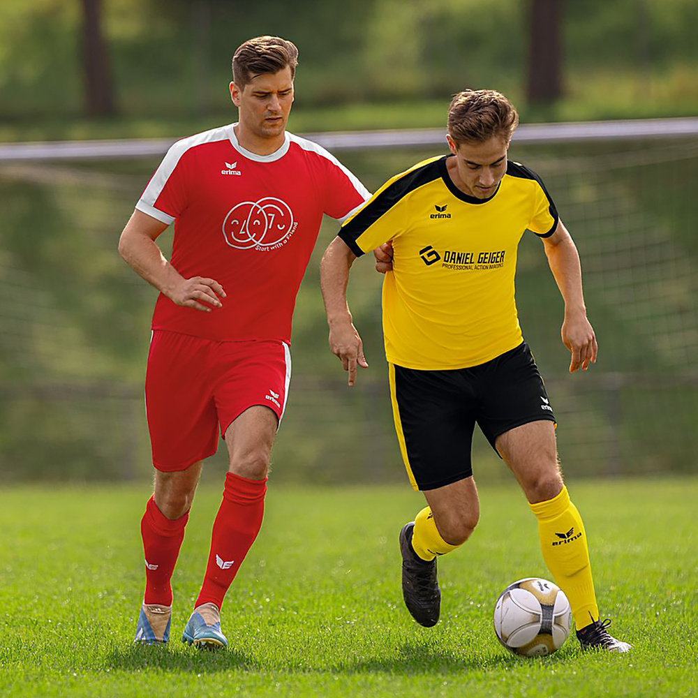 ERIMA RETRO STAR JERSEY SHORT SLEEVE YELLOW-BLACK, UNISEX. 