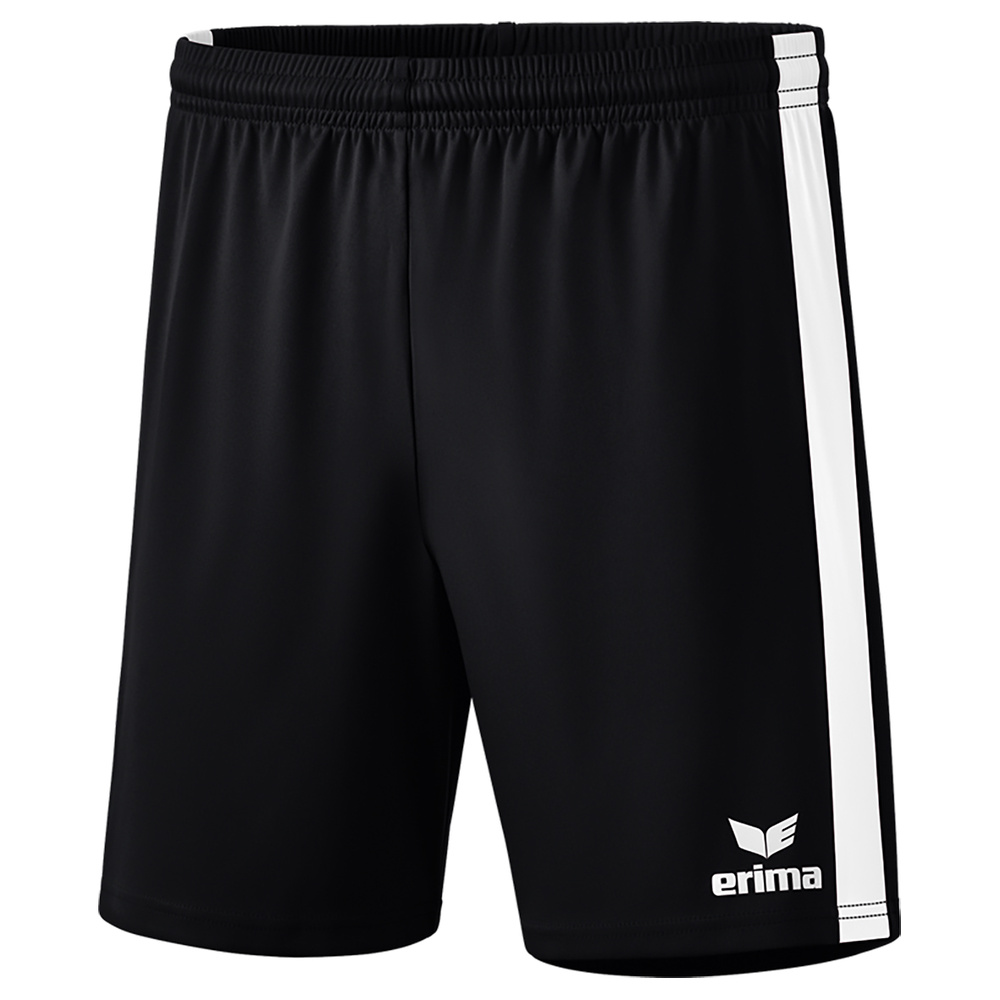 ERIMA RETRO STAR SHORTS, BLACK-WHITE KIDS. 