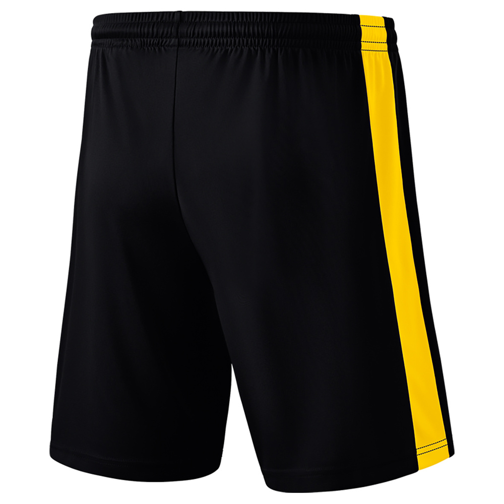 ERIMA RETRO STAR SHORTS, NEGRO-AMARILLO HOMBRE. 