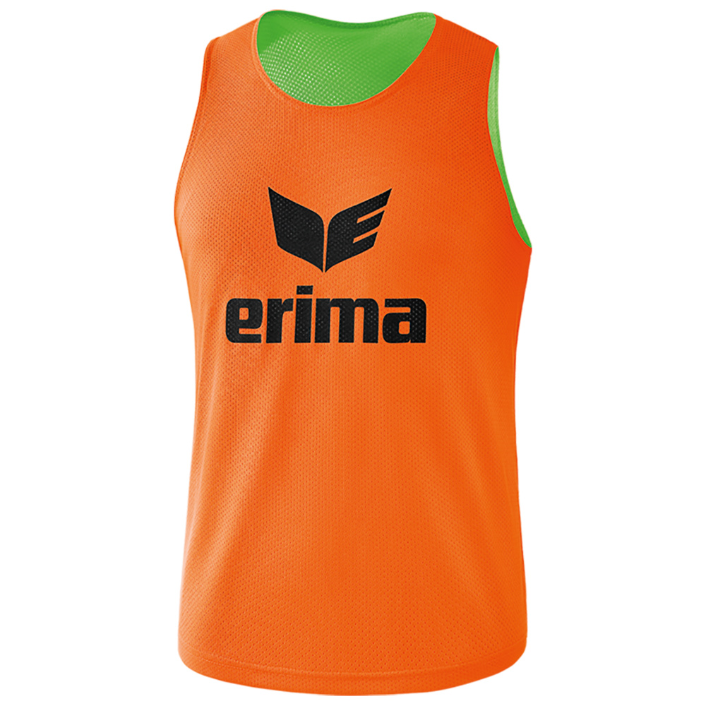 ERIMA REVERSIBLE TRAINING BIB, ORANGE-GREEN. 