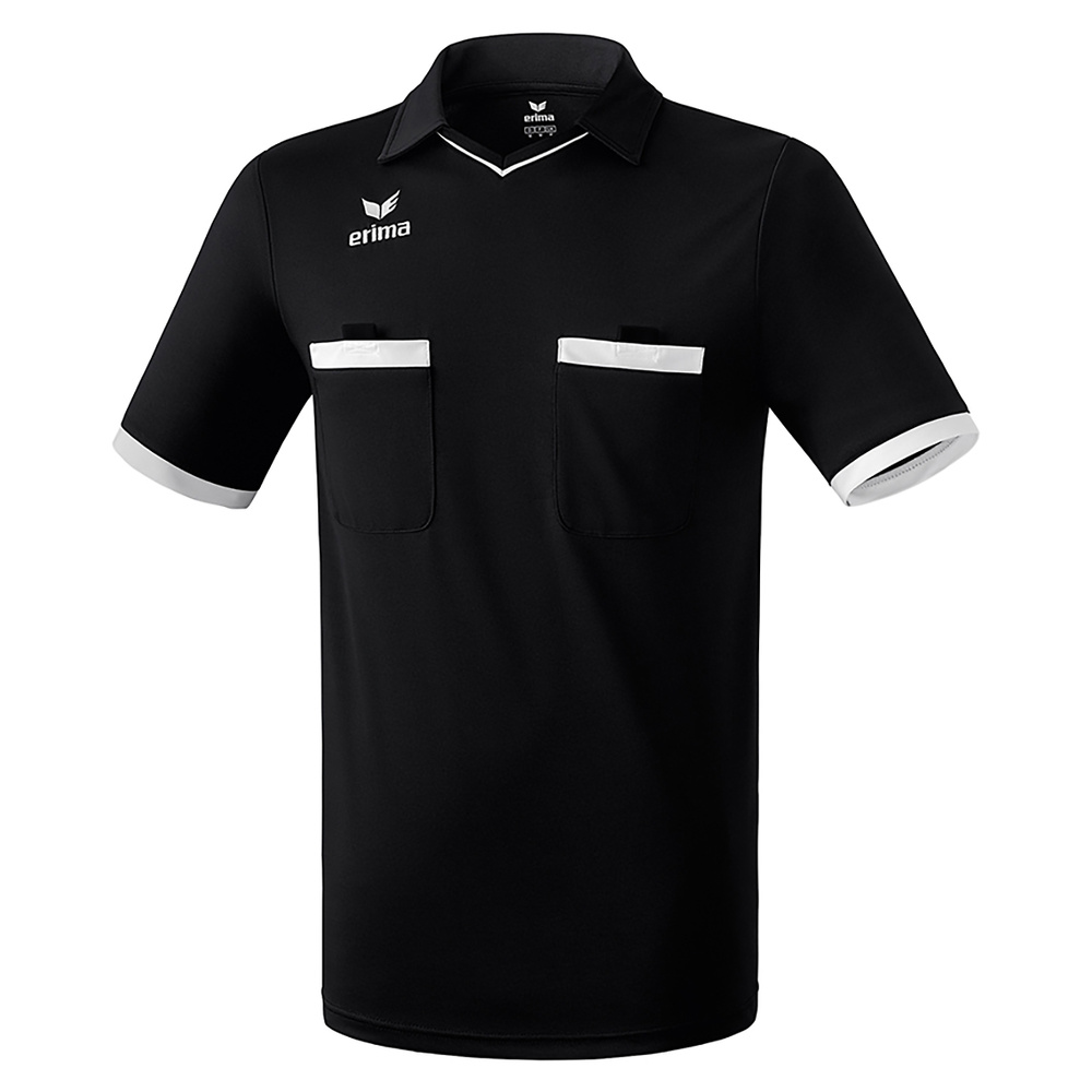 ERIMA SARAGOSSA REFEREE JERSEY, BLACK-WHITE. 