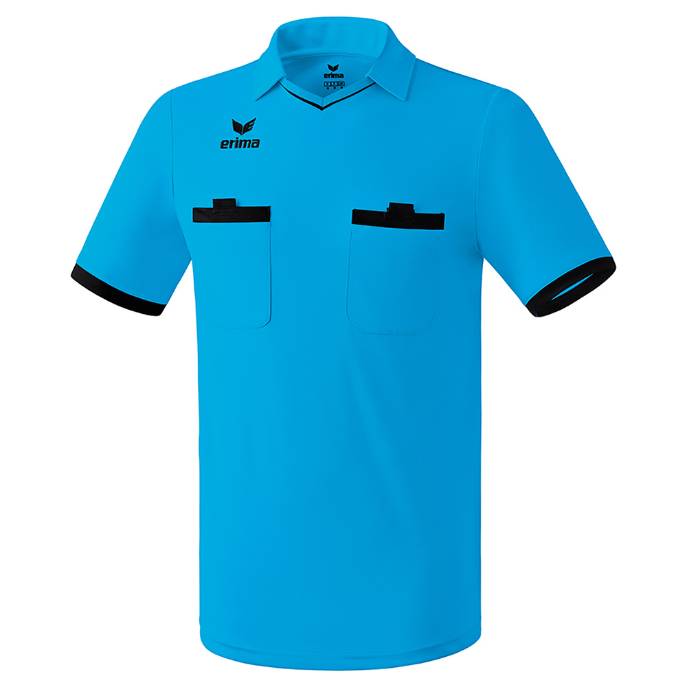 ERIMA SARAGOSSA REFEREE JERSEY, CURACAO-BLACK. 