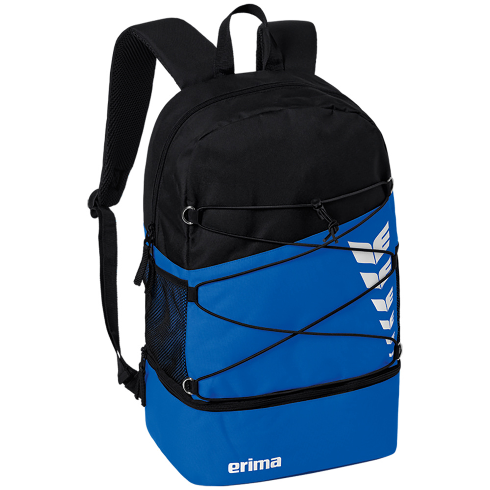 ERIMA SIX WINGS BACKPACK, NEW ROYAL-BLACK. 