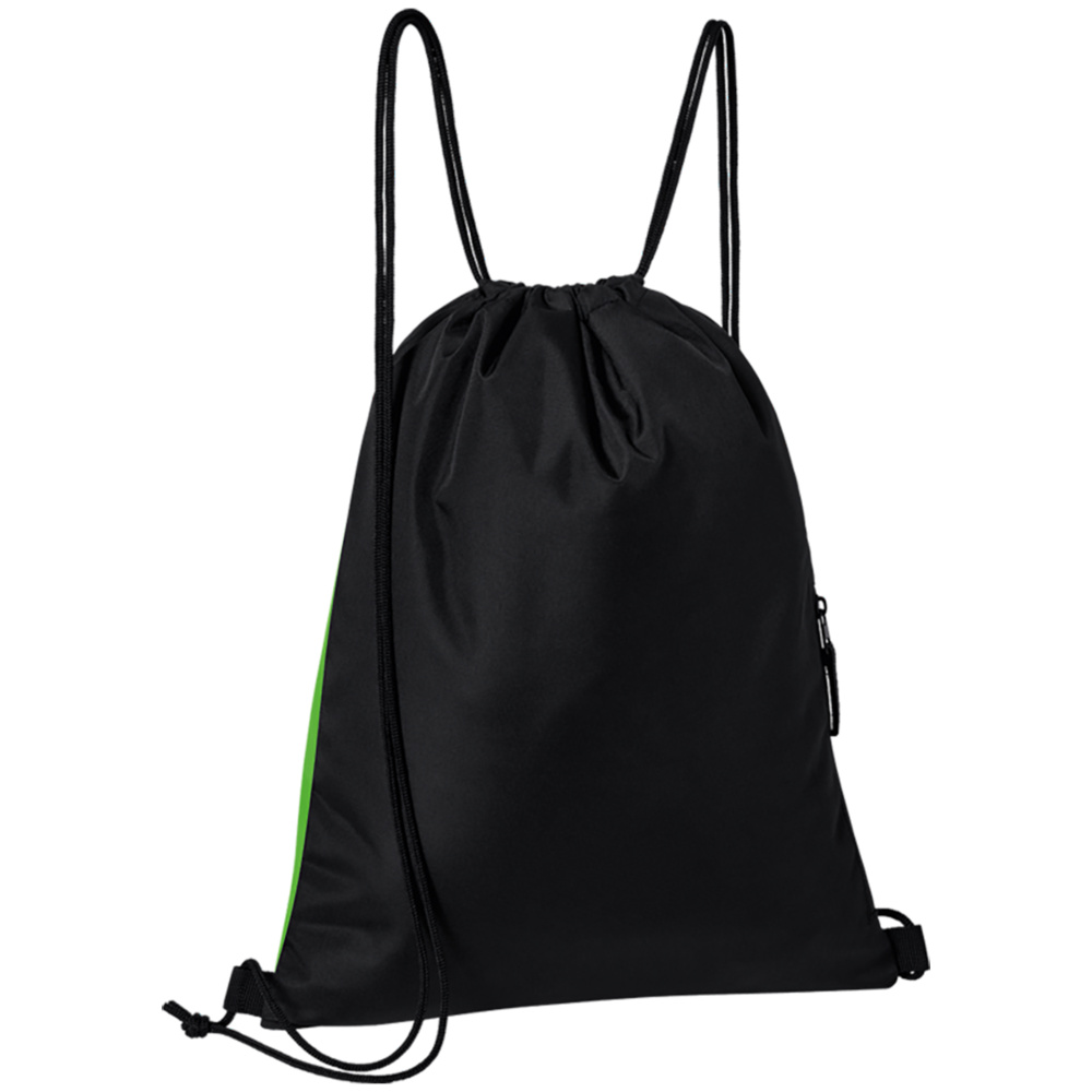 ERIMA SIX WINGS GYM BAG, GREEN-BLACK. 