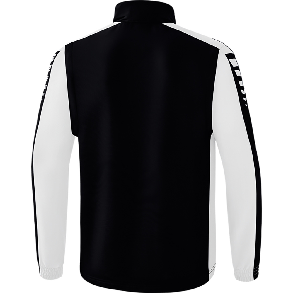 ERIMA SIX WINGS JACKET WITH DETACHABLE SLEEVES, BLACK-WHITE MEN. 